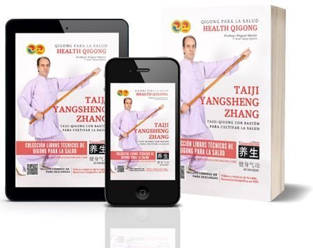 Taiji Yangsheng Zhang Qigong con bastón libro y materiales online Taiji Yangsheng Zhang Qigong