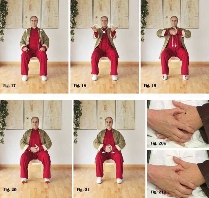 Qigong o Chikung para hipertensión Masajear Hegu para la hipertensión.